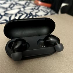Sony Bluetooth Headphones. Wireless Noise Canceling Earbuds.