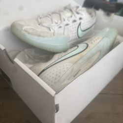 Nike GT cut White Glacier Blue Tennis Shoes (used)