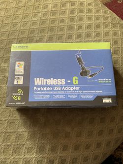 NIB sealed Linksys wireless-G portable USB adapter