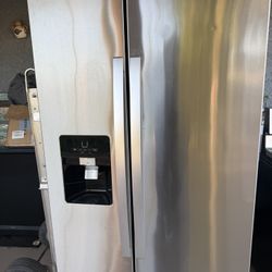 Stainless Side By Side, Whirlpool Refrigerator