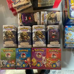 First Addition Pokemon starter Decks UNOPENED!