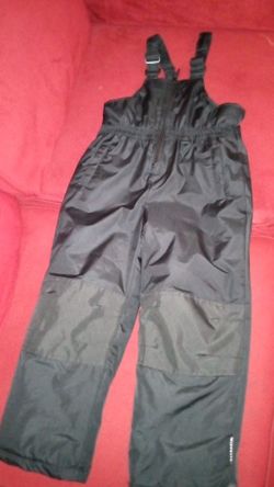 Wippette Black Snowbib Size 6x-7