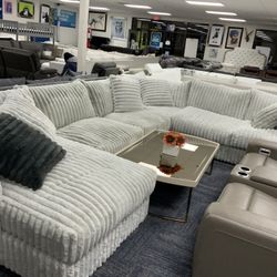 Trending Corduroy Sectionals Available @ Mattress & Furniture Express!!! Same Day Delivery 🚚 