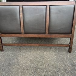 King Sized Headboard, Bed frame And Box Springs