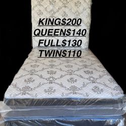 Mattresses King Queen Full Twin