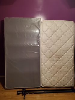 Matress individual box & metal base