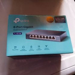 Tp-link 8 Port Gigabit Desktopswitch