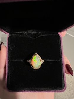 Opal Engagement Ring