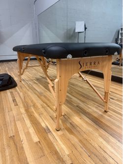 Sierra Comfort Professional Portable Massage Table Package - Black