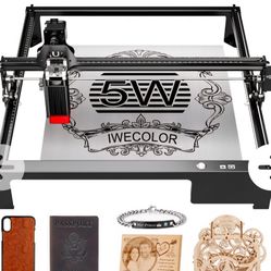 IWECOLOR Laser Engraver 5W Higher Accuracy DIY Las