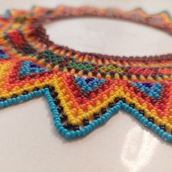 Native Colombian Hand-made Beaded Necklace