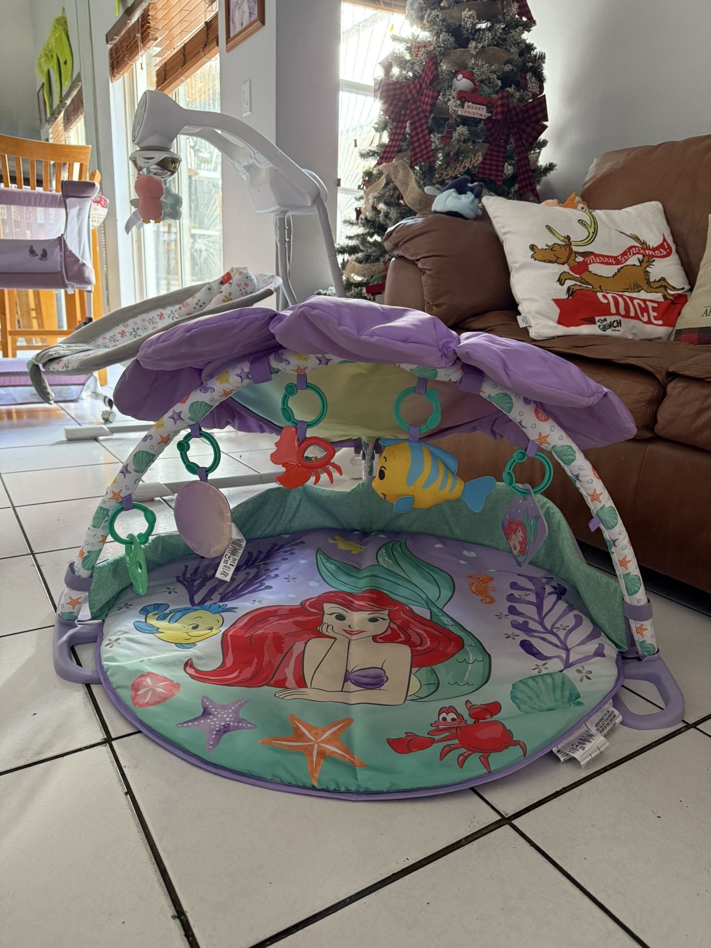 Little Mermaid Tummy Time Matt