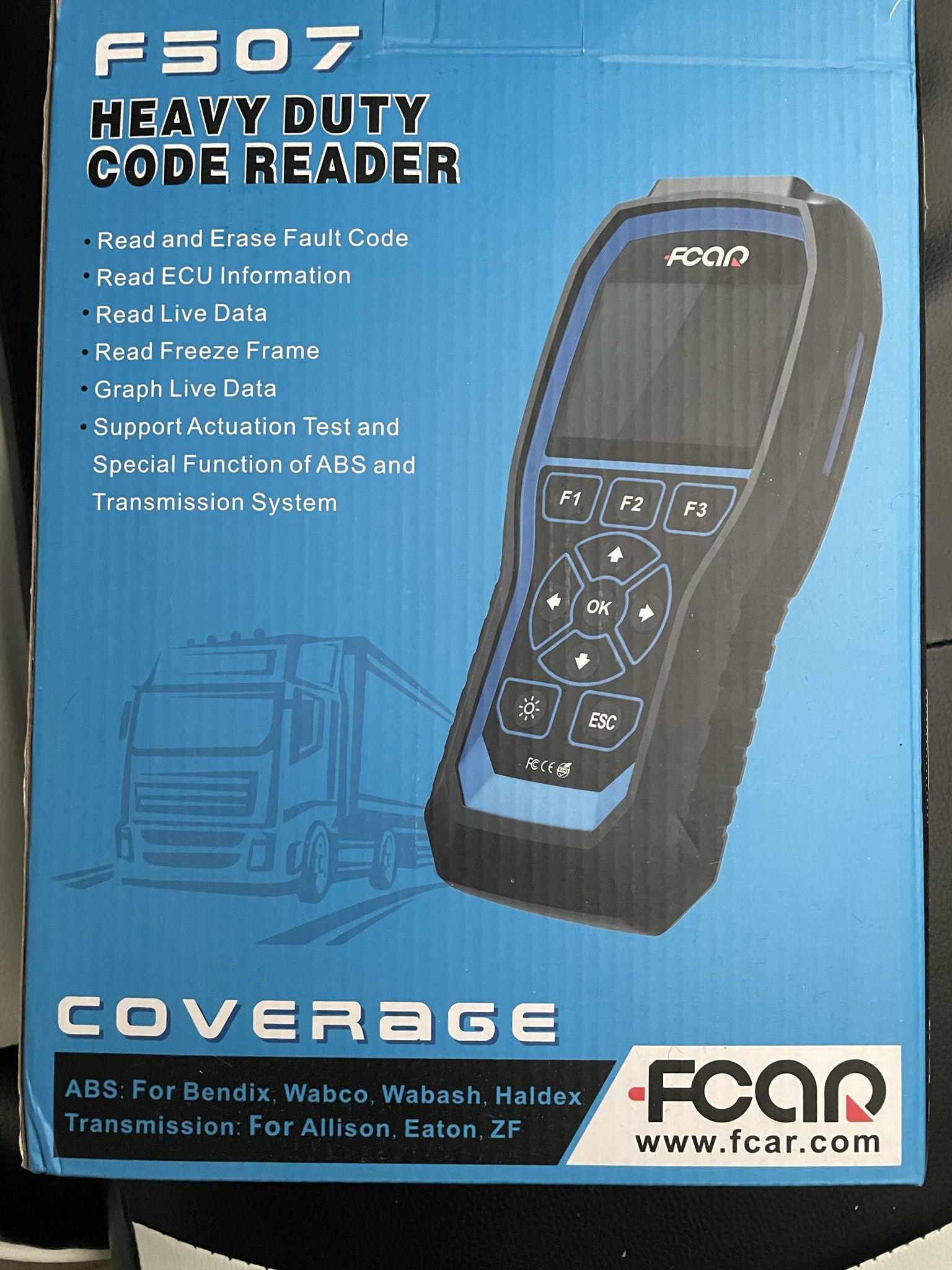 F507 Fcap All Heavy/Light Scanner Code 