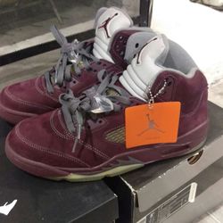 Air Jordan 5 burgundy sz 8.5