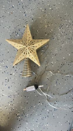Christmas Star With Lights