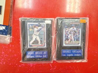 Single Card Plaque Of Shohei Ohtani.  Each At $15
