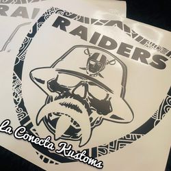 Brand new custom OG Raiders vinyl decal 