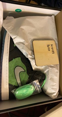 Jordan 1 zen green size 10.5