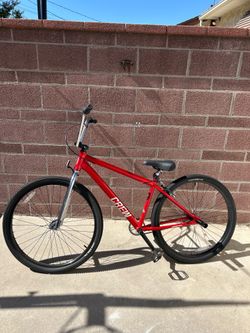 “29 Cherry Red Crew BMX Bike