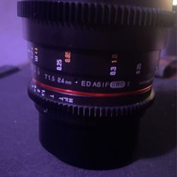 Rokinon 24mm T1.5 Cine ED AS IF UMC II Lens for Sony A-Mount