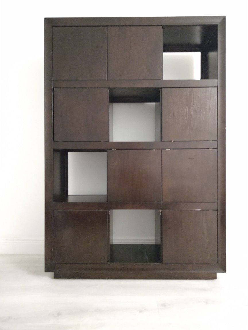 Shelf With Sliding Doors
