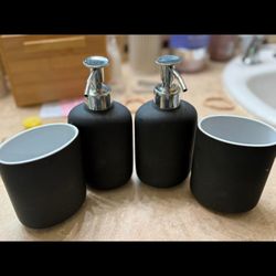 Bathroom Soap Pump Set