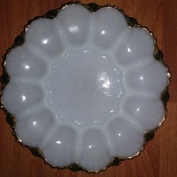 Fire King Egg Platter