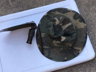 Military Shovel & Hat