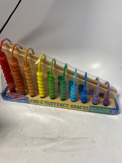 New in the box Melissa and Doug add and Subtract abacus