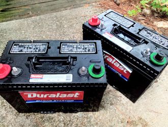 Duralast Deep Cycle Marine RV battery (2) perfect condition