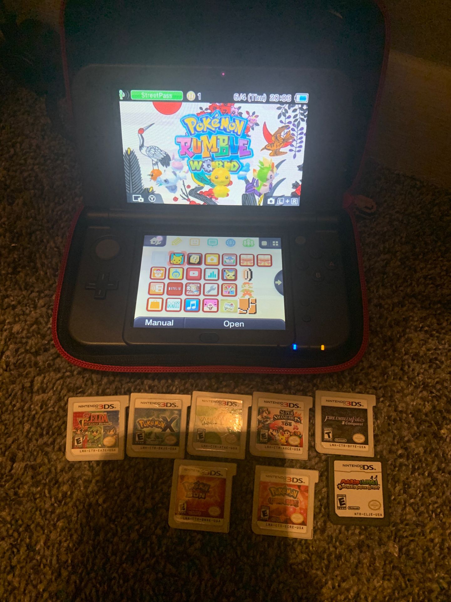 Nintendo 3DS + Games