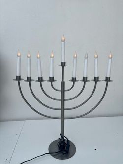 Electric Menorah with LED Candles