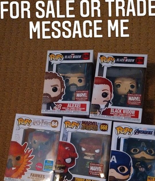 Marvel And Harry Potter Pops Read Description