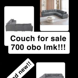 Brand New Couch For Sale $700 Obo 