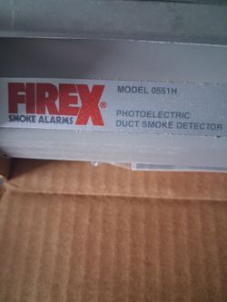 Photoelectric duct smoke detector