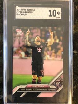 Lionel Messi 2024 Topps Now -SGC 10