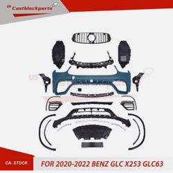For 2020 2021 2022 Mercedes Benz GLC X253 GLC63 Front Bumper Cover Body kit