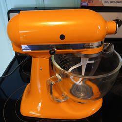 KitchenAid Stand Mixer. Tangerine. 