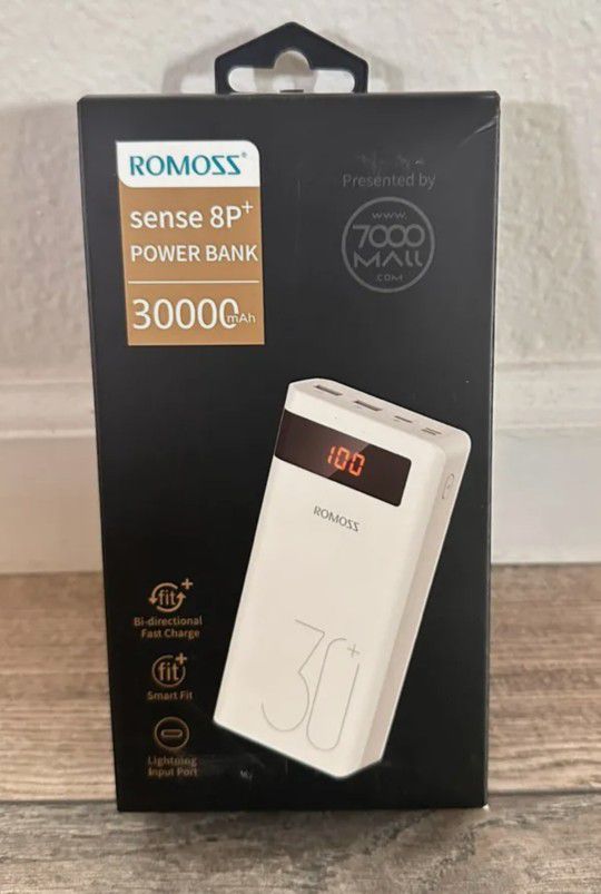 30000mAh Fast Charge Power Bank 