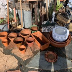 Terracotta Pot. From $1 To $10 Each.