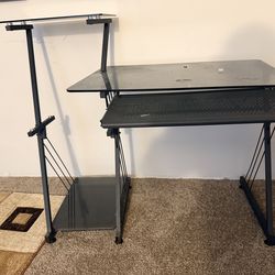 Glass Office Desk- Barely ever used
