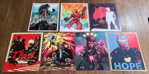 28 PC Bam Box 8x10 Art Print Lot