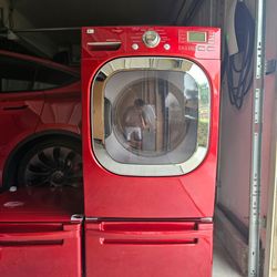 LG Gas Dryer w/ Pedestal