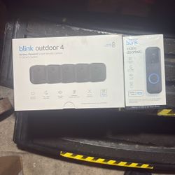 Brand New Blink 5 Camera Outdoor 4 System And Doorbell Can