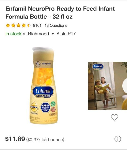 Brand New Enfamil