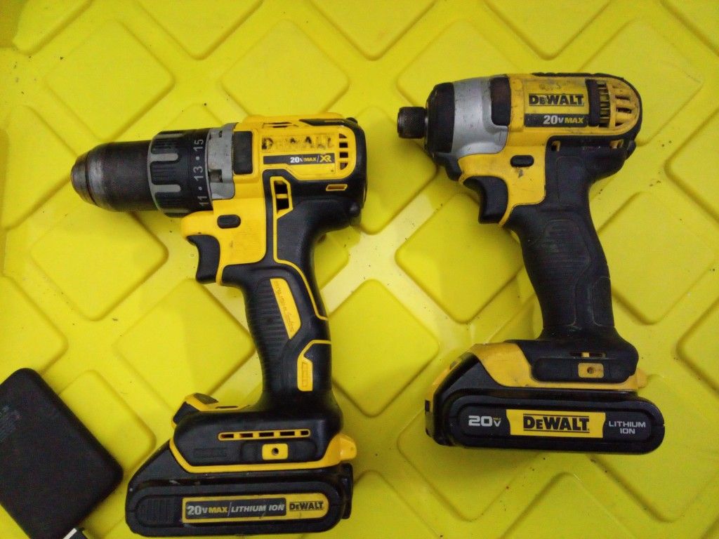 DeWalt 20v Max Impact And DeWalt 20v Max Drill