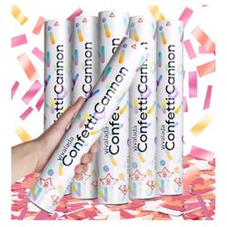 New 6 Pack Confetti Cannon