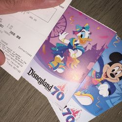 2 Disneyland California Adventure Tickets 