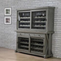 Brand New ECI Graystone Wine Buffet Base Solid wood - $1,200 Retail (In Box)