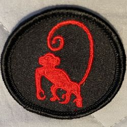 Red Monkey  Shirt and Patches